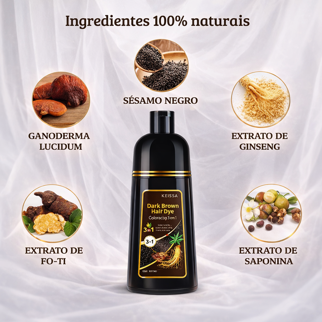 [¡COMPRA 1 O LLÉVATE 2 EN OFERTA!] CHAMPU CHÃO CANAS COR NEGRO